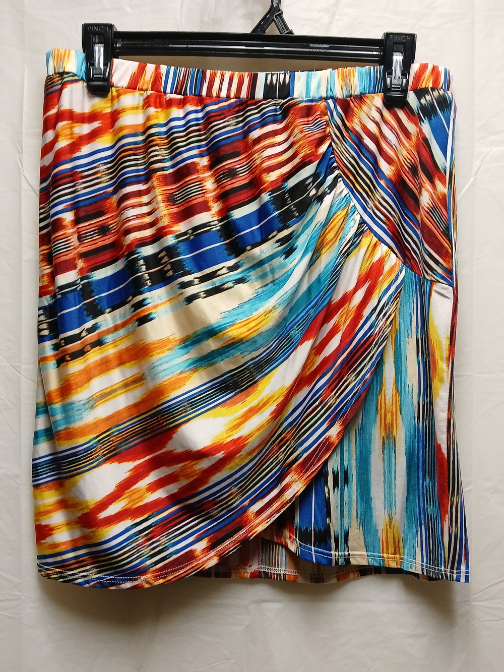 HeartSOUL Vibrant Multicolor Wrap Sarong Skirt